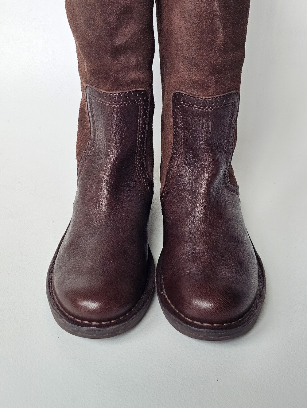 UGG Castille Java Genuine Leather Water Resistant Riding Boots Women’s 7.5 - Picture 7 of 14